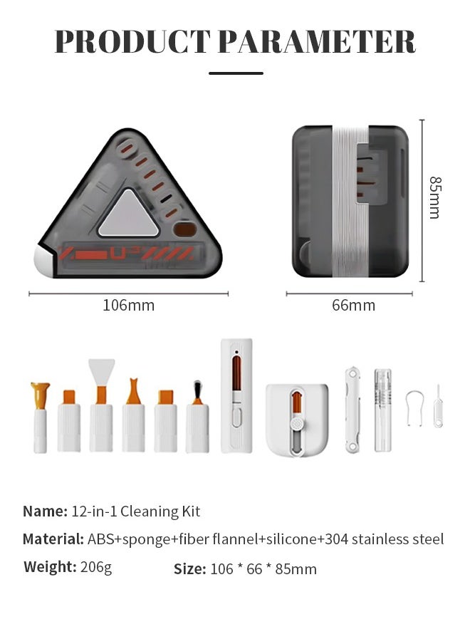 Generic - Multifunctional Electronics Cleaning Kits, Computer Screen Cleaning Brush Tool for Electronic Devices - Image 1