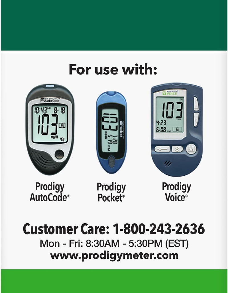 PRODIGY 10400 No Coding Test Strips Box of 50 Strips Online Version of 52800  73200 - Image 4