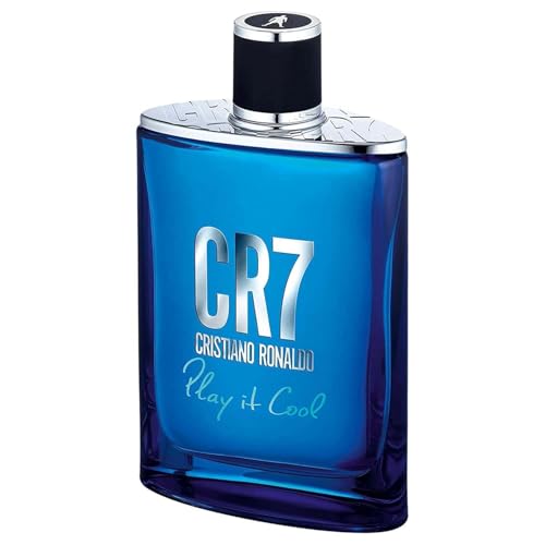CR7 Play It Cool Cristiano Ronaldo - Eau De Toilette Cologne Scent for Men - With Mandarin, Bergamot, Lavender, and Musk - From Cristiano Ronaldo's Original Men's Fragrance Collection - 3.4 oz - Image 1