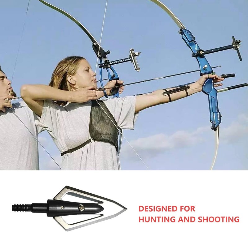 N.C Hunting Arrowhead Cutting Blade Archery Broadhead Traditional Crossbow Compound Bow Arrowhead - Image 5