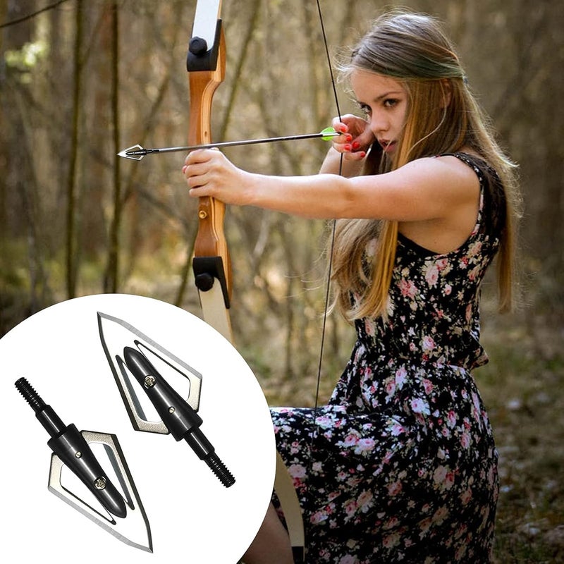 N.C Hunting Arrowhead Cutting Blade Archery Broadhead Traditional Crossbow Compound Bow Arrowhead - Image 4