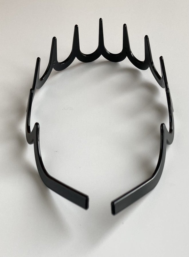 التعارف مجموعة آنا كرييشنز المكونة من 6 قطع من أمشاط الأسنان البلاستيكية اللامعة متعددة الألوان، ربطات شعر بلاستيكية فاخرة للبنات والسيدات - Image 4