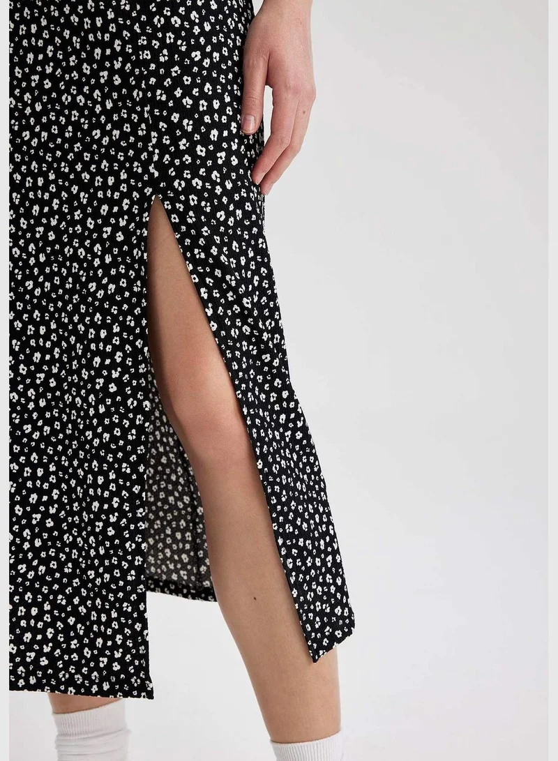 DeFacto Woman Short Sleeve Knitted Dress