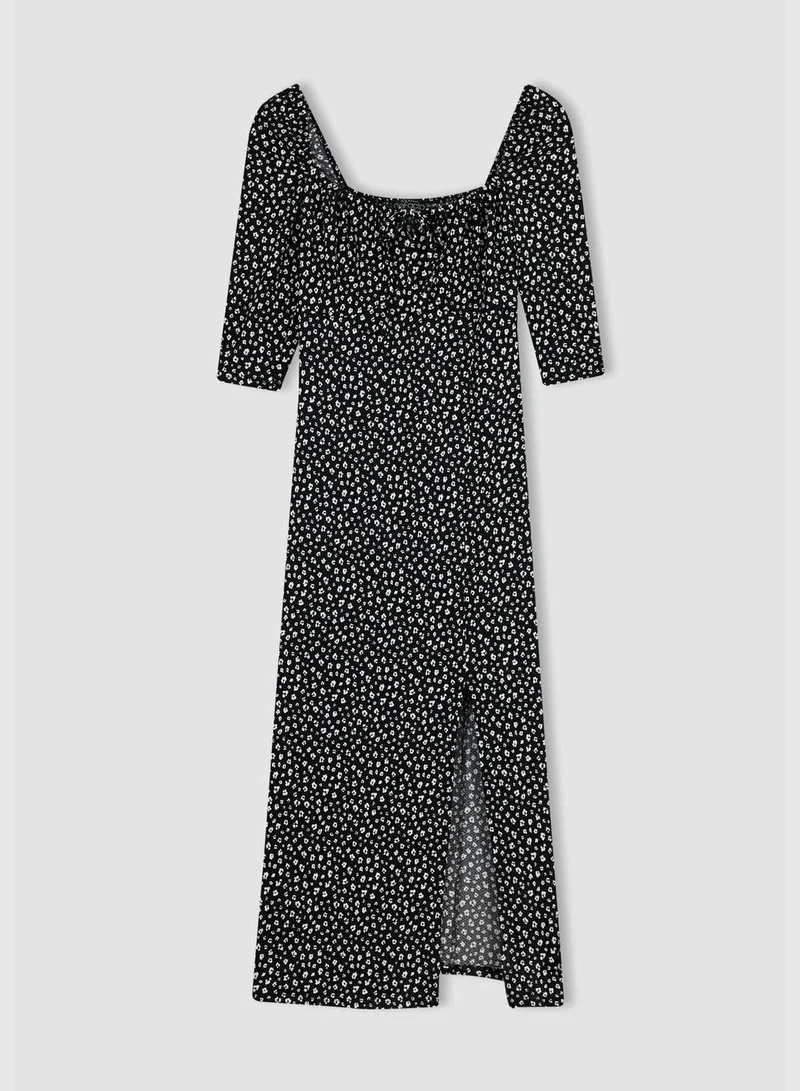 DeFacto Woman Short Sleeve Knitted Dress