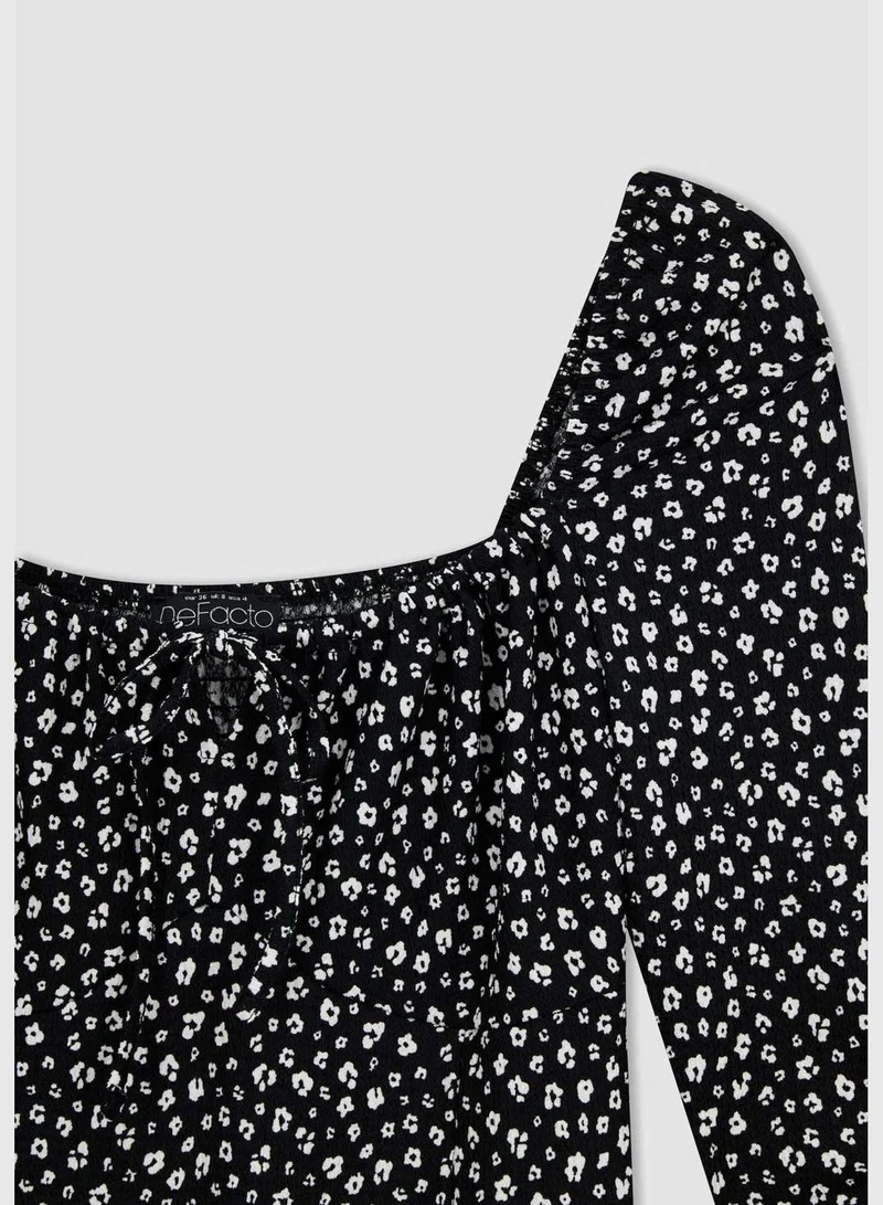 DeFacto Woman Short Sleeve Knitted Dress