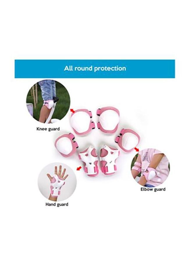 NIBEMINENT 6-Piece Knee And Elbow Pad Set 20x12x2cm  - Image 4
