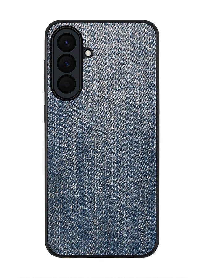 Stylizedd For Samsung Galaxy A57 Case,Slim fit Camera Protection, Shockproof Thin Phone cover  - Dark Denim Print - Image 1