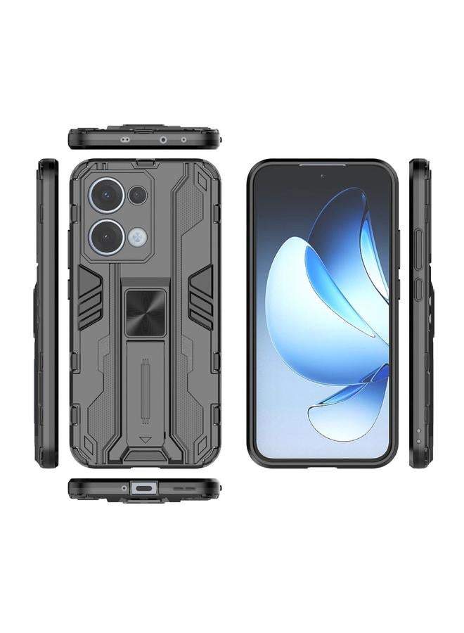 S-TOP Case For OPPO Reno13 5G Global Supersonic PC + TPU Holder Phone Case - Image 3