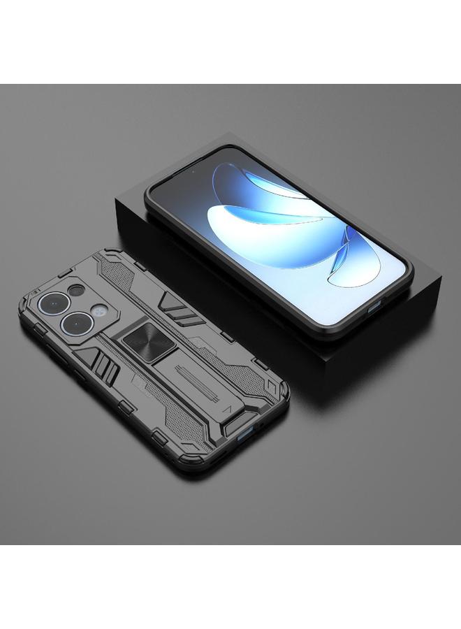 S-TOP Case For OPPO Reno13 5G Global Supersonic PC + TPU Holder Phone Case - Image 2