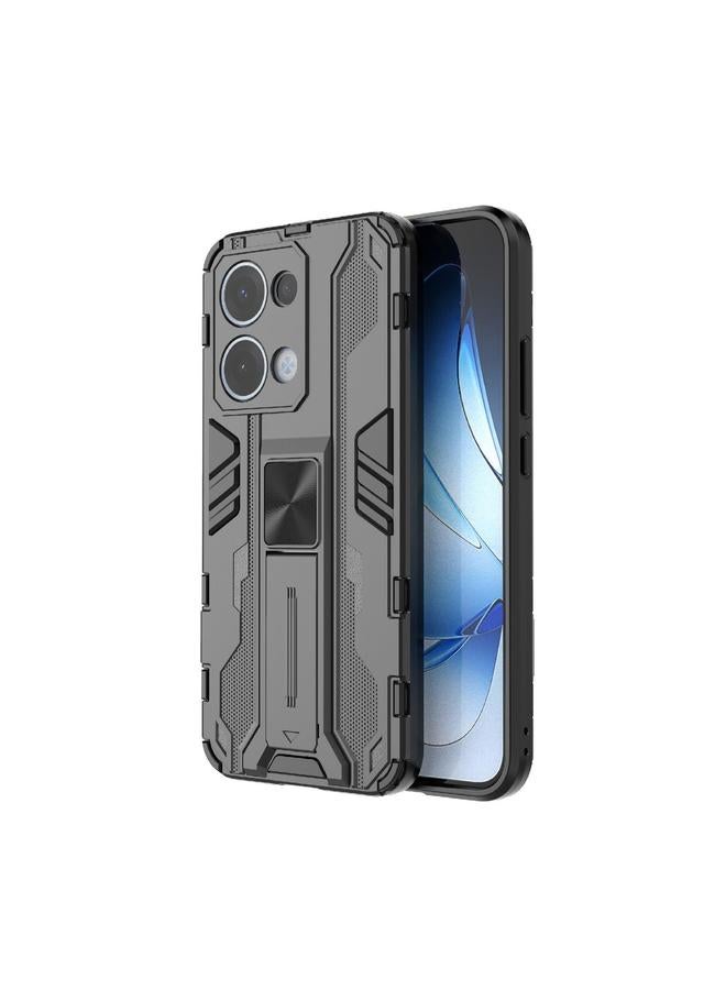 S-TOP Case For OPPO Reno13 5G Global Supersonic PC + TPU Holder Phone Case - Image 1