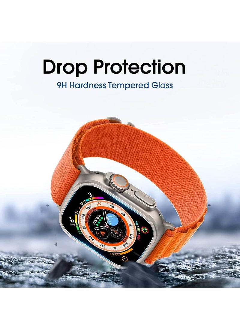 Amfilm amFilm Glass Screen Protector for Apple Watch Ultra 2023, Tempered Glass, Edge to Edge Full Coverage, Easiest to Installation, Bubble Free (49mm)  - Image 5
