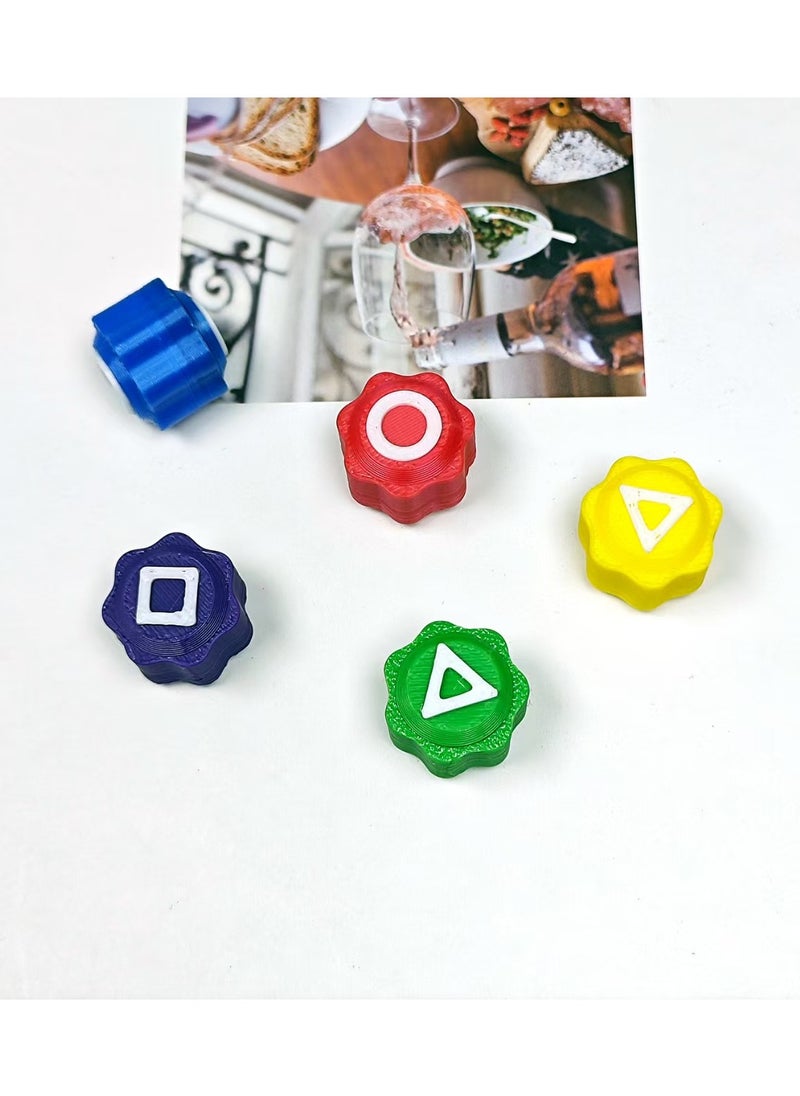DELGREEN Korean Gonggi Game Set, 5PCS Traditional Tossing Stones for Hand-Eye Coordination and Skill Development, Ideal for Kids and Adults  - Image 4