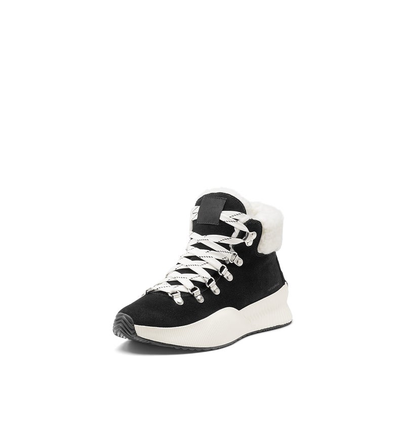 Sorel Womens Out N About LLL Conquest Waterproof Black Sea Salt 65