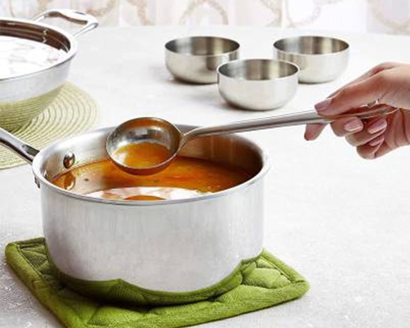 BLeaf Stainless Steel-Round Serving Spoon/Ladle - Image 3