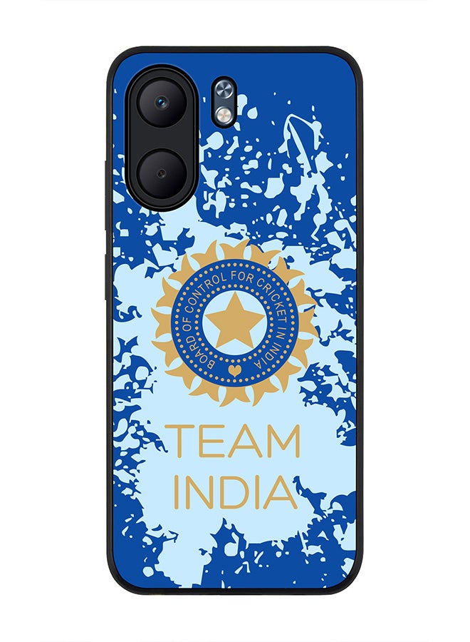 Stylizedd For Oppo A5x 5G / A5x 4G Case,Slim fit Camera Protection, Shockproof Thin Phone cover  - Team India