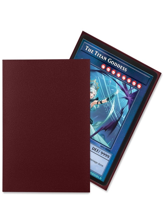 TitanShield (150 Sleeve/Bordeaux Red Small Japanese Sized Trading Card Sleeves Deck Protector for Yu-Gi-Oh, Cardfight!! Vanguard & More - Image 2
