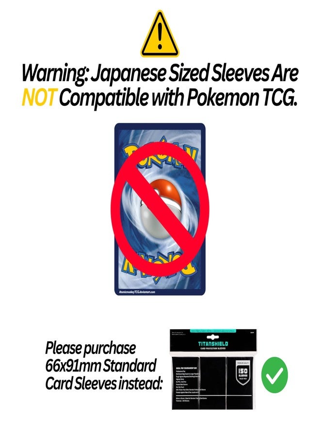 TitanShield (150 Sleeve/Bordeaux Red Small Japanese Sized Trading Card Sleeves Deck Protector for Yu-Gi-Oh, Cardfight!! Vanguard & More - Image 5
