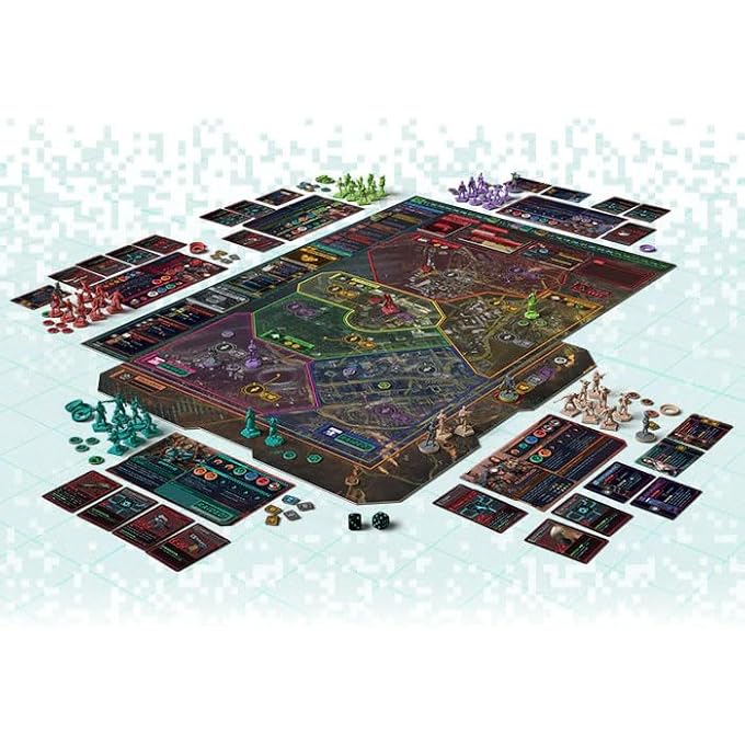 CMON Cyberpunk 2077 Families and Outcasts Board Game Expansion - Introducing The Badlands and New Gang! Immersive Sci-Fi Strategy Game, Ages 14+, 1-5 Players, 90-120 Min Playtime, Made - Image 2