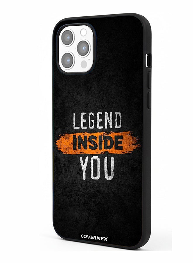 Covernex Apple iPhone 12 Pro Max Protective Case Cover Printed Featuring Legend Inside You - Image 1
