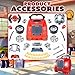 Playbees Red Truck Engine Repair Toy Kids Mechanic Repair Set with Tools Lights Sounds Interactive TakeApart Engine Builder Truck Great - Image 4