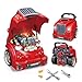 Playbees Red Truck Engine Repair Toy Kids Mechanic Repair Set with Tools Lights Sounds Interactive TakeApart Engine Builder Truck Great - Image 2