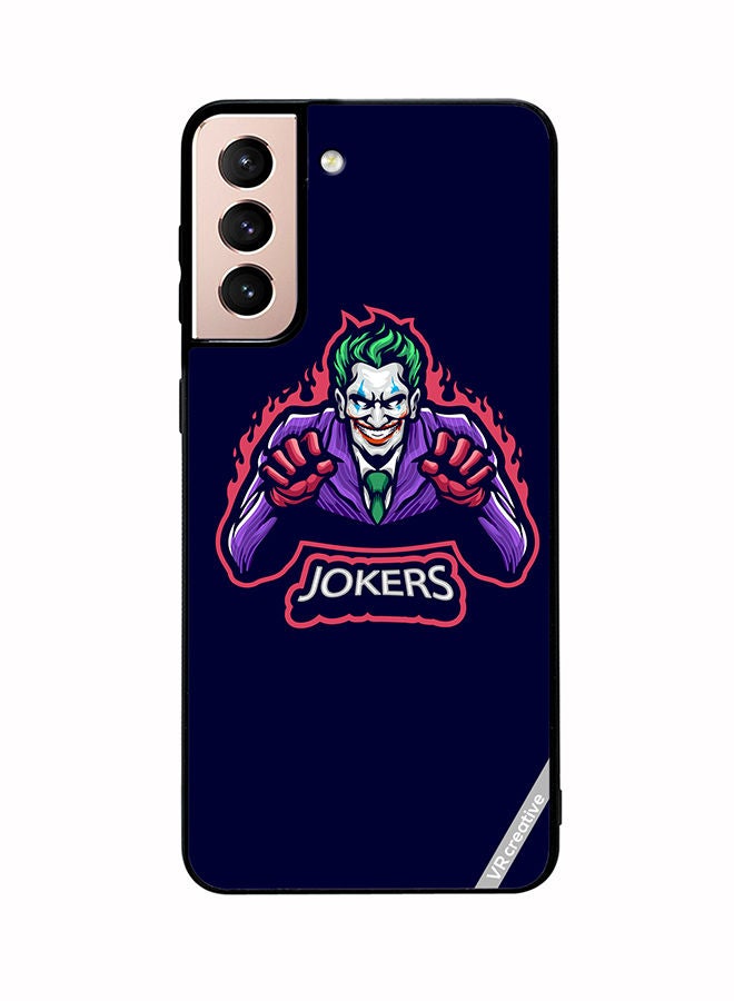 VR CREATIVE Protective Case Cover For Samsung Galaxy S21 Plus 5G Joker Design Multicolour - Image 1