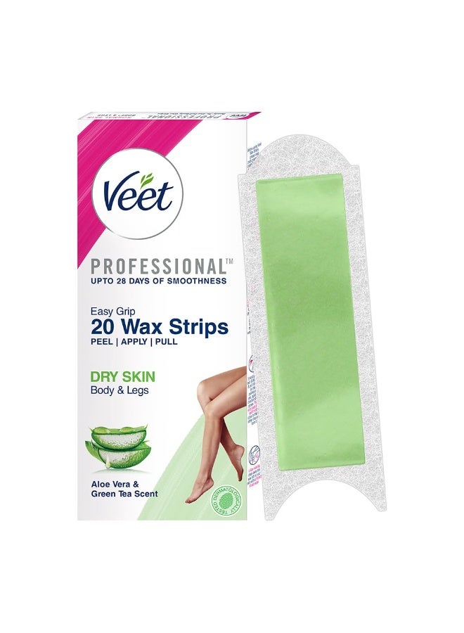 طقم فيت لإزالة الشعر بالشمع لكامل الجسم للبشرة الجافة 20 شريحة - Image 1