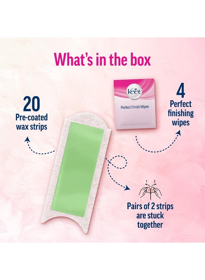 طقم فيت لإزالة الشعر بالشمع لكامل الجسم للبشرة الجافة 20 شريحة - Image 3