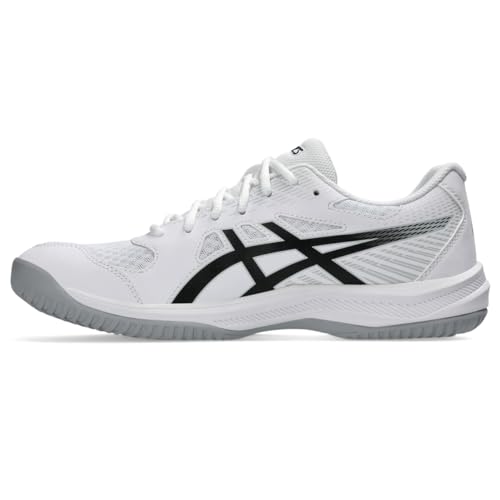ASICS Men's Upcourt 6 Volleyball Shoes, 10.5, White/Black - Image 4