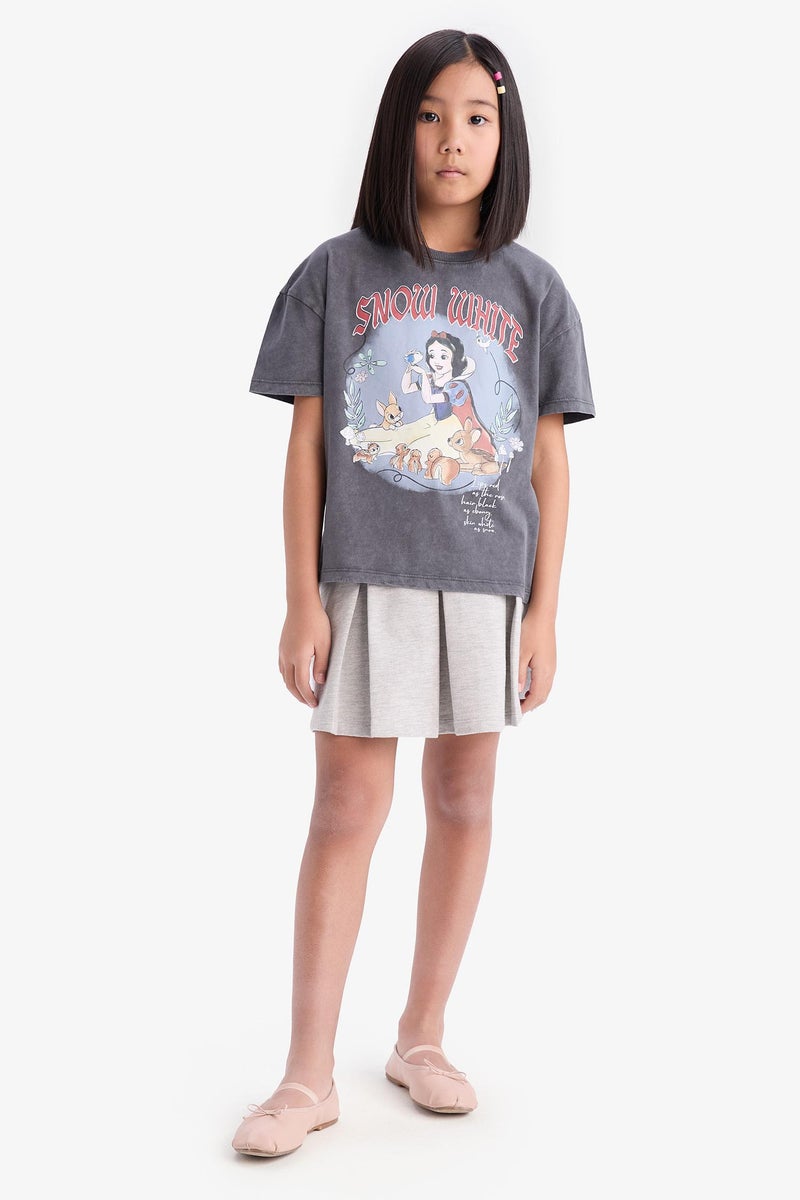 DeFacto Grey Girl Thin Sweatshirt Fabric Regular Fit Knitted Skirt Casual - Image 2