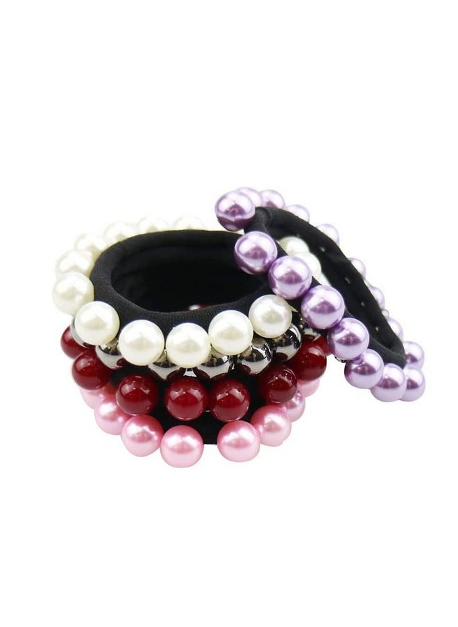 advancedestore (6 PCS) Pearl Hair Ties Beaded Elastic Hair Scrunchies Stretch Hair Rope Ponytail Holder Hair Accessories for Women and Girls - pzsku/Z445CD7F8245BB256AFFCZ/45/_/1741429453/8dd5be7d-2eea-4afe-942c-f5f71f652ee5