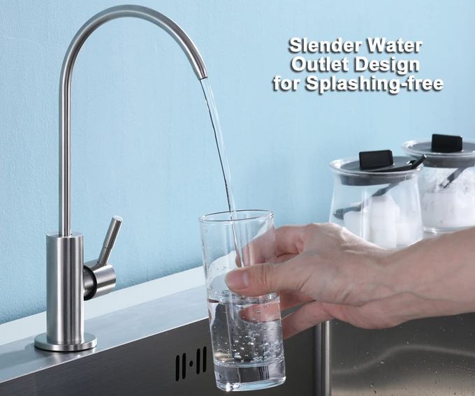 IONIX Stainless steel 304 grade Ro water purifier Faucet,100% Lead-Free Kitchen Water Filter Faucet, Spot Free Stainless Steel - Image 2