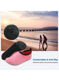 JOTO Water Shoes for Women Men Kids, Barefoot Quick-Dry Aqua Water Socks Slip-on Swim Beach Shoes for Cruise Ship Snorkeling Surfing Kayaking Beach Walking Yoga  - Image 3