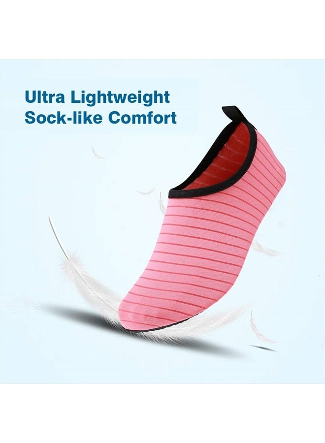 JOTO Water Shoes for Women Men Kids, Barefoot Quick-Dry Aqua Water Socks Slip-on Swim Beach Shoes for Cruise Ship Snorkeling Surfing Kayaking Beach Walking Yoga - Image 5