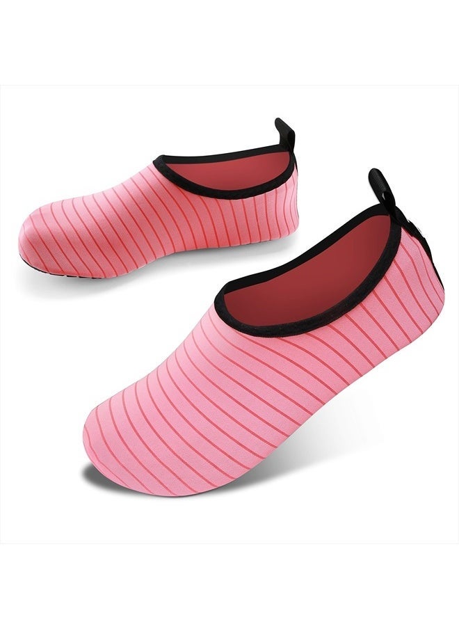 JOTO Water Shoes for Women Men Kids, Barefoot Quick-Dry Aqua Water Socks Slip-on Swim Beach Shoes for Cruise Ship Snorkeling Surfing Kayaking Beach Walking Yoga - Image 4