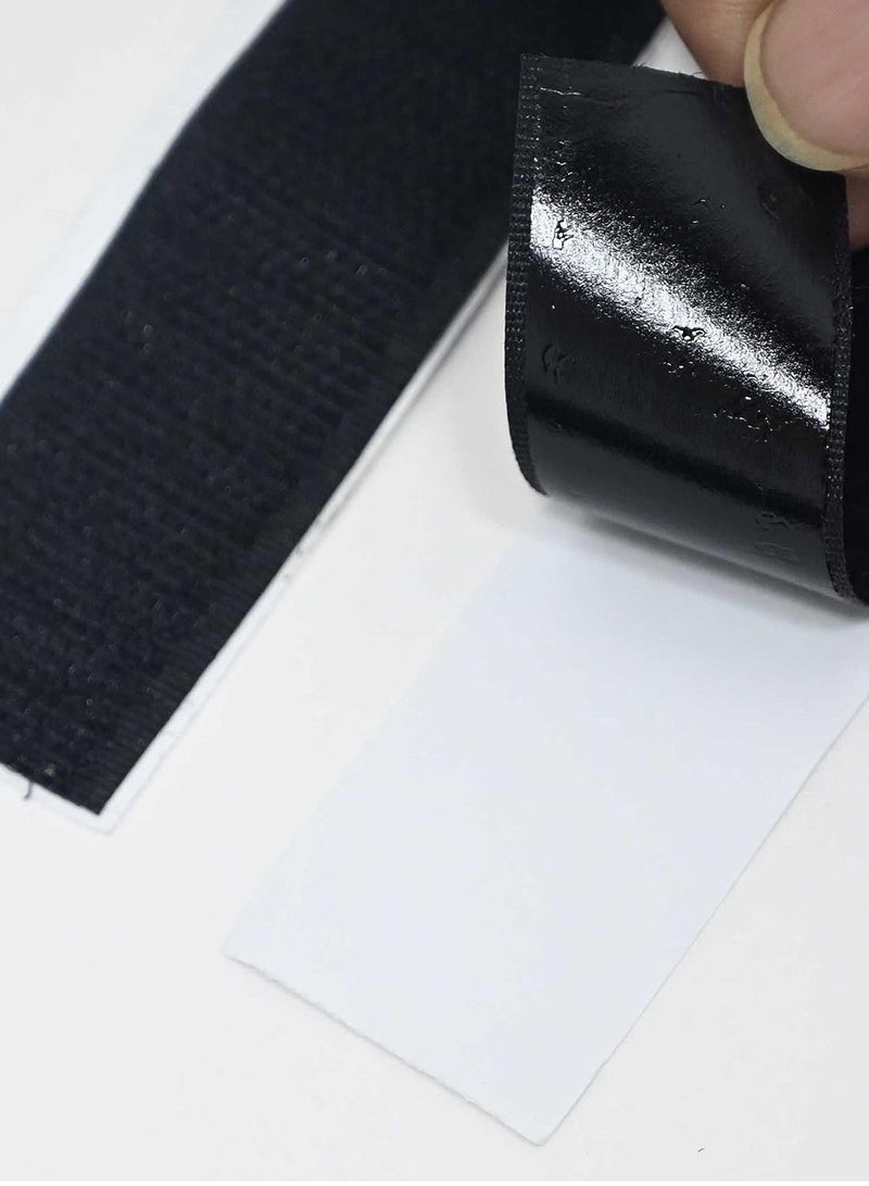 FIS Hook & Loop Tape Black Color, 25 mm x 1 Meter, Black Color - FSTAHL25BK - Image 5