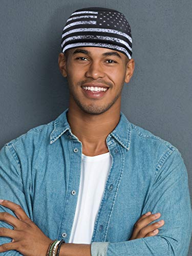 Geyoga 4 Pieces Cooling Skull Cap Helmet Liner Sweat Wicking Running Beanie Head Wrap Cycling Bandana for Men Women(Classic Style) Multicoloured - Image 5