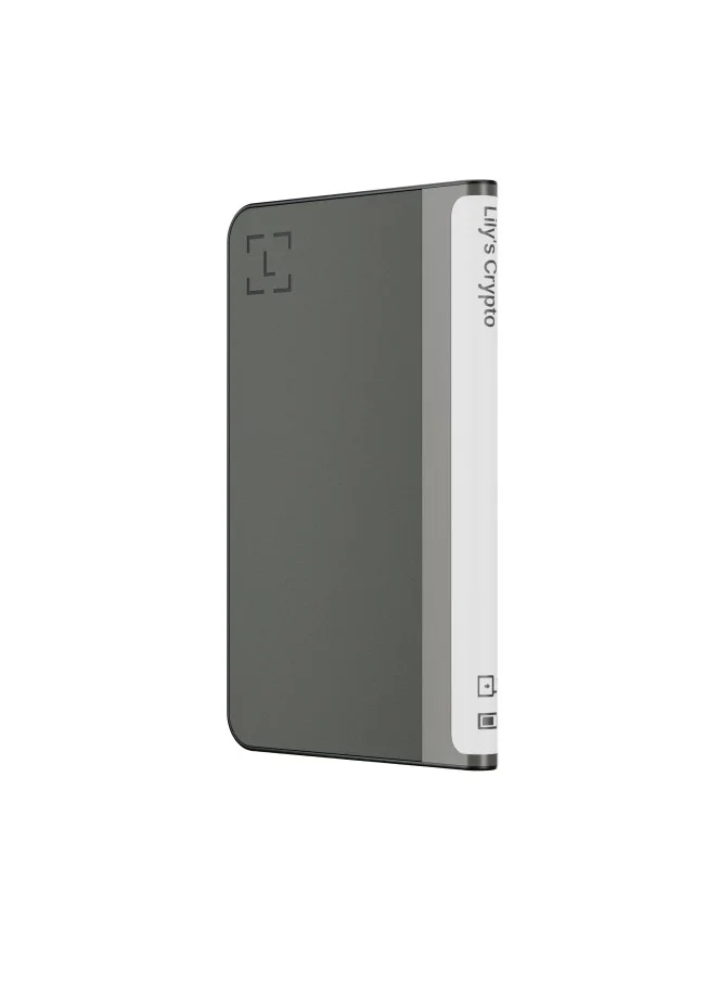 Ledger Stax Hardware Wallet | 3.7" Curved TouchScreen + Recovery Key, Bitcoin Security Safest Crypto Wallet, Bluetooth Connection, Wireless Charging + USB-C, 5000+ Coins & NFT, for iOS & Android