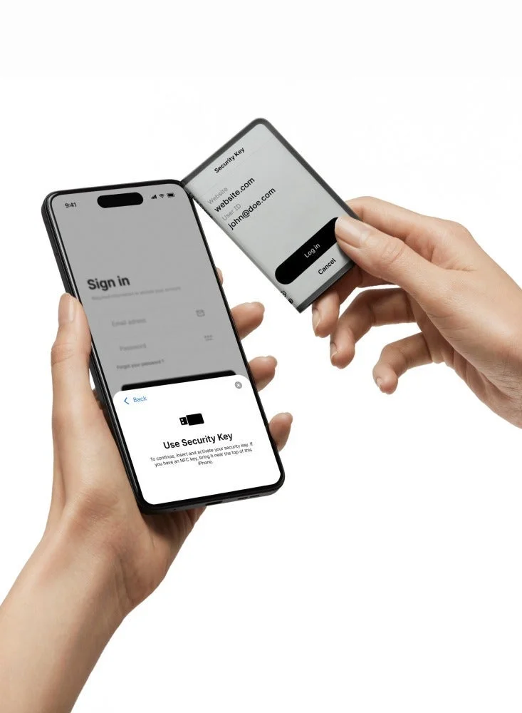 Ledger Stax Hardware Wallet | 3.7" Curved TouchScreen + Recovery Key, Bitcoin Security Safest Crypto Wallet, Bluetooth Connection, Wireless Charging + USB-C, 5000+ Coins & NFT, for iOS & Android
