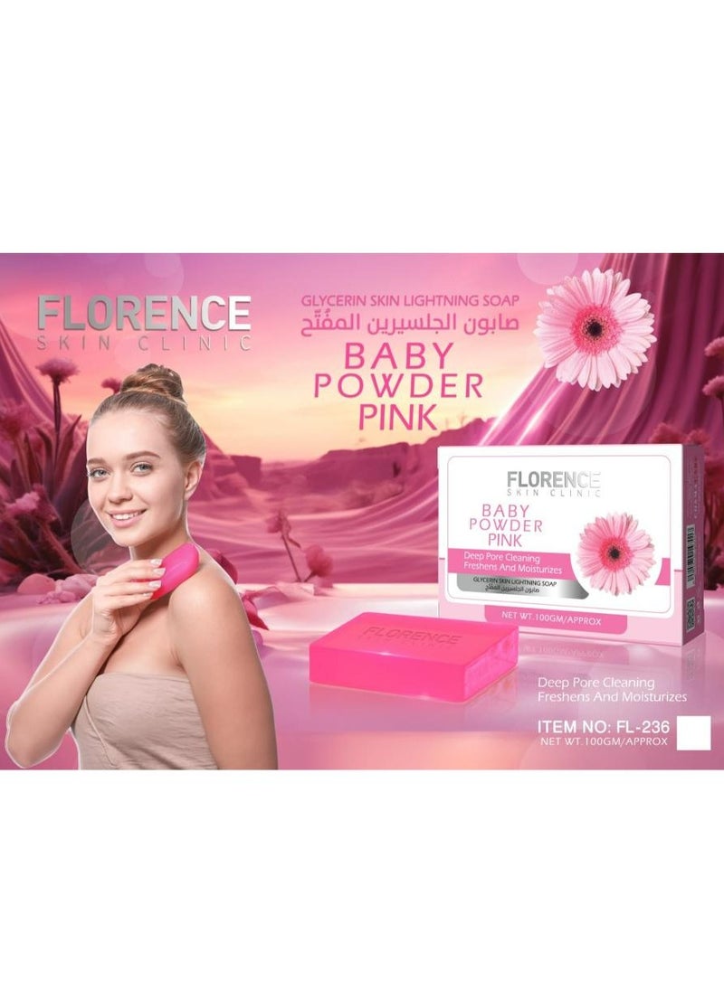Florence Baby Powder Pink Soap 100 g 