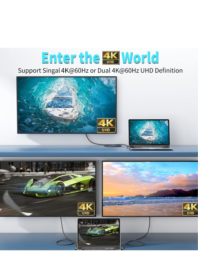 كابتن تيك Right Angle USB C Extension Cable,USB C to USB C 0.5M Male Female Angle Cable, USB C Data Cable USB 3.2 Gen 2 10Gbps Data Transfer USB C 100W Cable, 4K 60Hz USB C Display Cable - Image 5