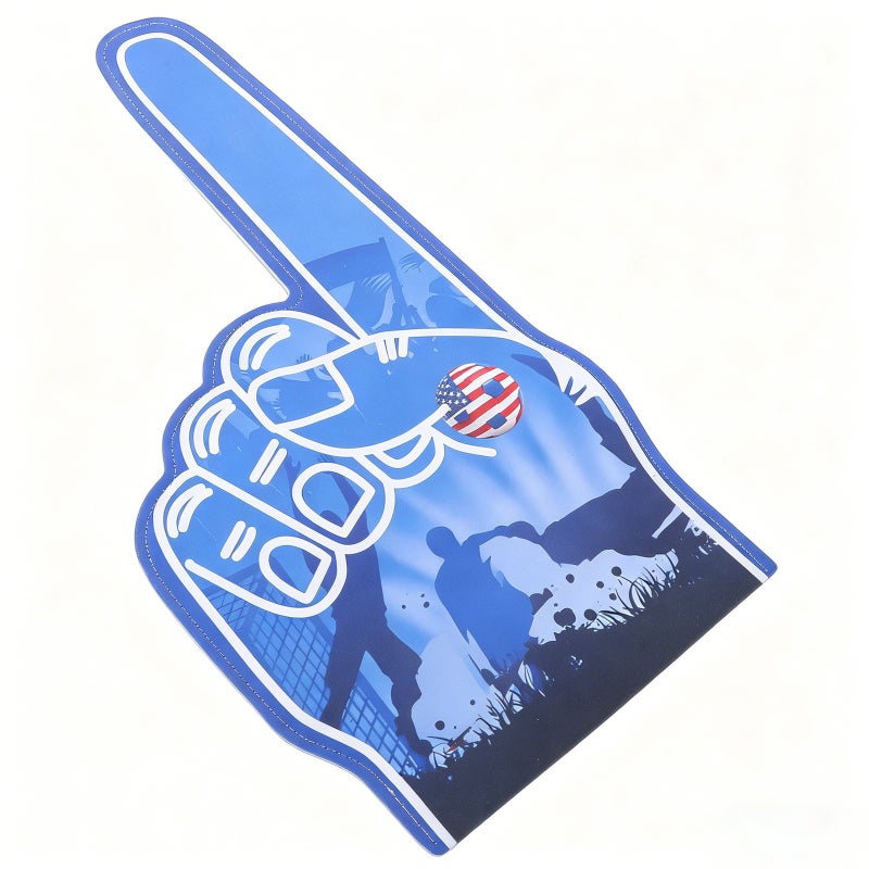 Giant Foams Finger Glove - Finger Cheerleading Gloves - Team Spirit Accessories for Sports Events Football Games Cheerleading and Birthday Party Favors American - Image 3
