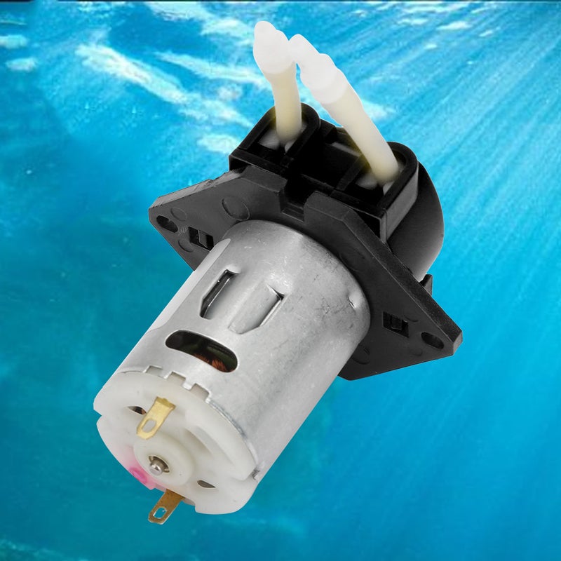 D-2 2*4mm DC 24V DIY Peristaltic Liquid Pump Dosing Pump for Laboratory Analytic(Black) - Image 5