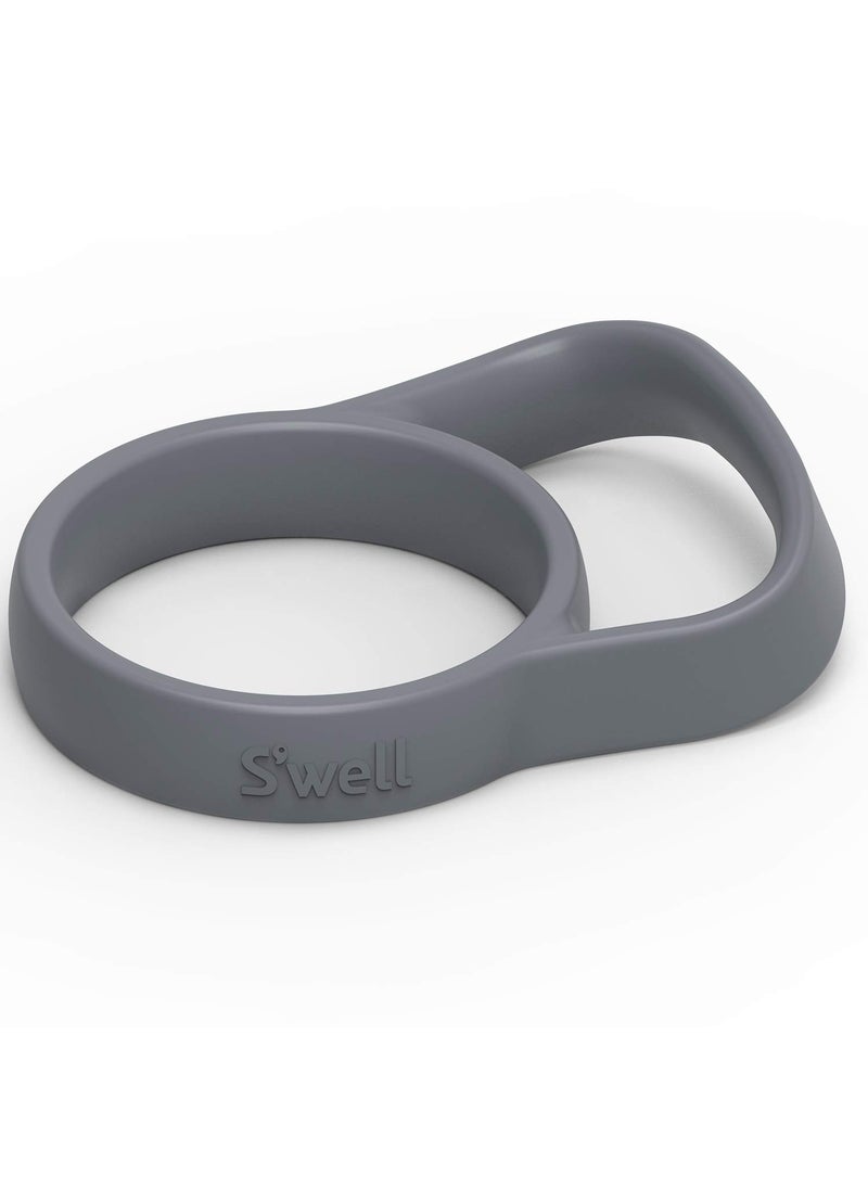 S'well Travel Mug Handle - Grey - Fits 12oz  16oz and 20oz Bottles - Comfortable Way to Carry your On the Go - Innovative Design and A Flexible Grip