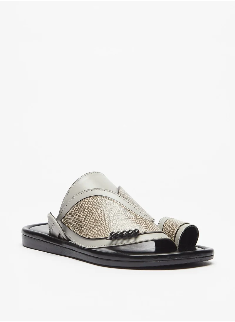 shoexpress Colourblock Slip On Arabic Sandals