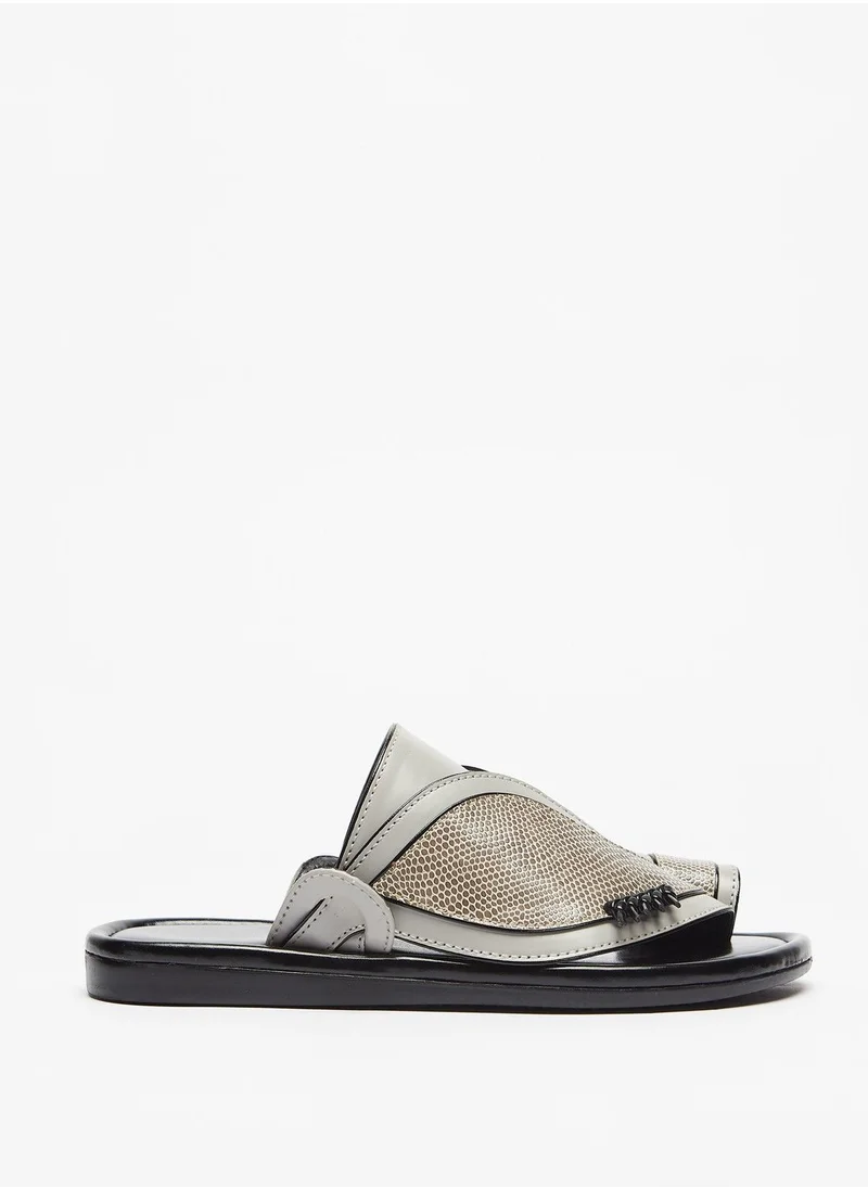 shoexpress Colourblock Slip On Arabic Sandals