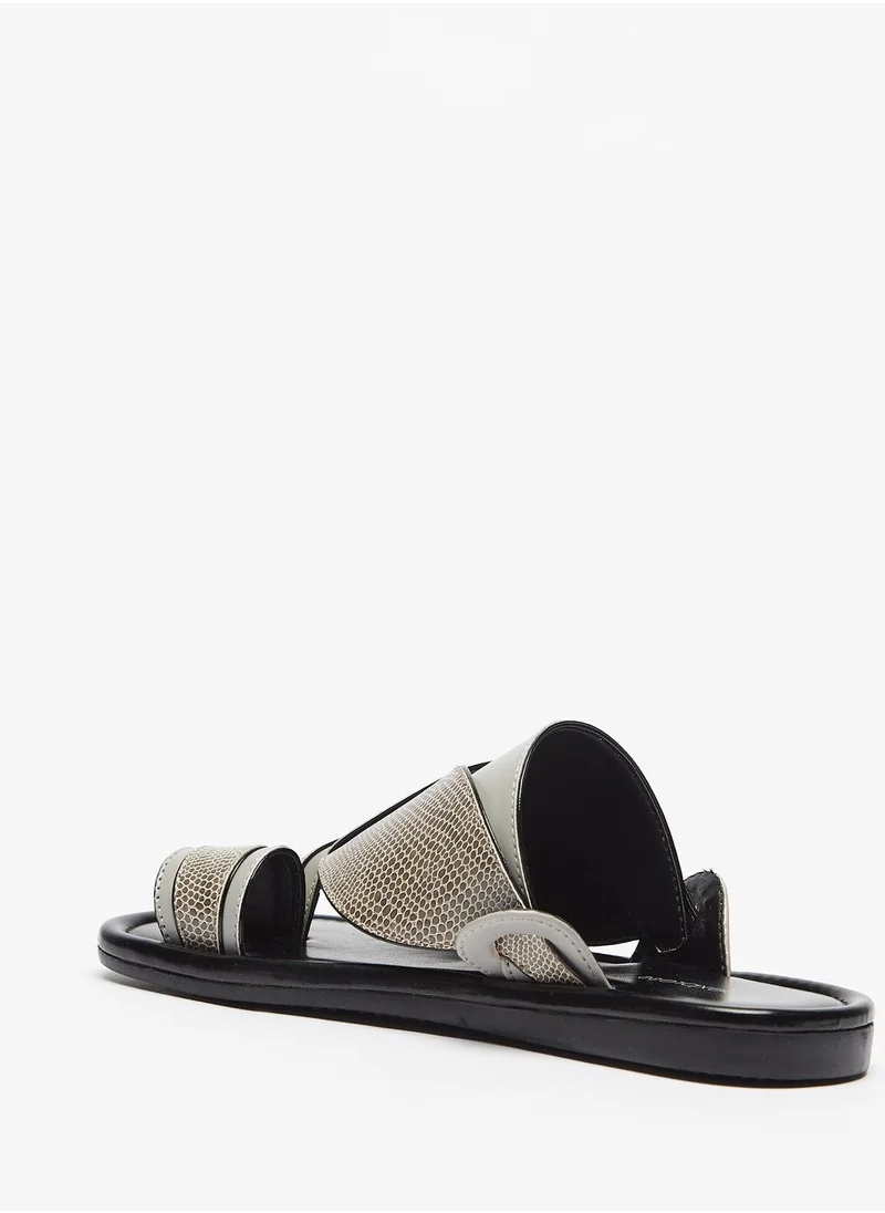 shoexpress Colourblock Slip On Arabic Sandals