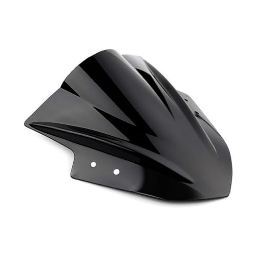 Amazicha Windscreen Windshield fit for Kawasaki Ninja 300 EX300R EX300 2013 2014 2015 2016 2017 (Black) Double Bubble Wind Deflector Screen - Image 4