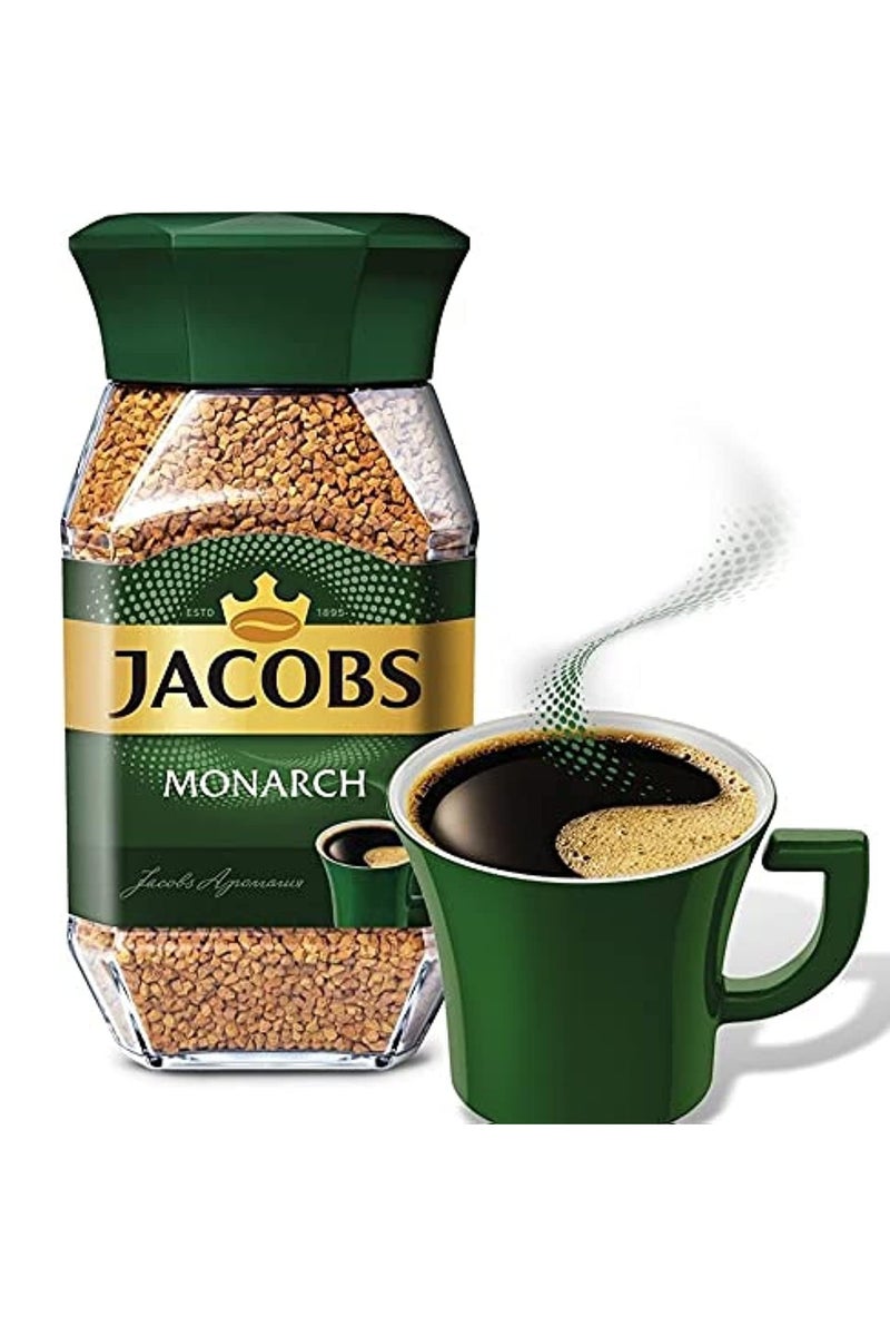 Jacobs Monarch Instant Coffee Glass Jar 95g - Premium Quality Blend - Image 2