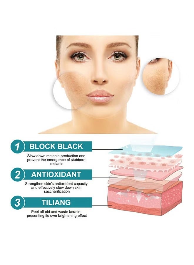 EELHOE Dark Spot Removes Bleaching Freckles Cream For Face, Fast-Acting Dark Spot Corrector Remover For Face And Body Hyperpigmentation, Fades Melasma, Freckle, Sun Spots, Evens Skin Tone, Age Spot Remover - Image 4